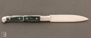 Couteau " Yssingeaux" par Romain Alvarez - RWL34 et ivoire de mammouth