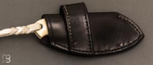   Couteau droit " Rabbit Skinner " par Florian Berthoud - Floris - G10 et CPM-154