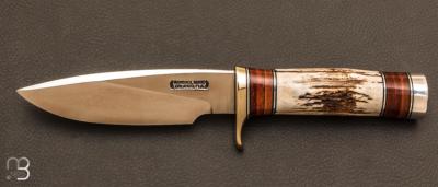 Couteau droit Randall N°25 Trapper - Bois de cerf