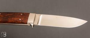   Couteau " drop point intégral " par Dietmar F. Kressler - Ironwood