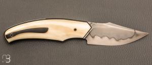 Couteau " liner lock " custom de David Lespect - Phacochère et C105