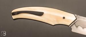 Couteau " liner lock " custom de David Lespect - Phacochère et C105