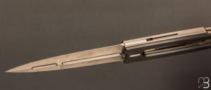   Dague " Skeletonized " liner lock par Petr Hofman - Zirconium et RWL34