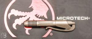 Microtech Siphon II stonewash Stainless Steel - 401-SS-SW