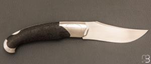 Couteau "Nuevo LockBack" pliant artisanal de Cyril Kalisz - Morta et RWL34