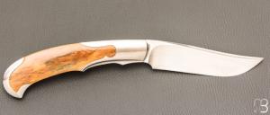  Couteau " Persian XL" custom de Jean Baptiste Leveque - Ivoire de mammouth