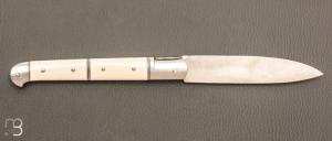  Couteau " Yssingeaux" par Romain Alvarez - RWL34 et ivoire de mammouth