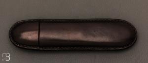  " Gentleman utility Knife " custom par Oliver Goldschmidt - Mammouth et damas