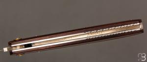   Couteau " 2 pièces " de poche par Jean-Marc Arnaud - Bois de fer