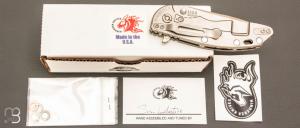   Couteau custom 3.5'' XM-18 Spanto Tri-Way par Rick Hinderer - S45VN et G10