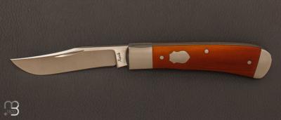 Couteau " Back Pocket " par Bill Ruple - Micarta Westinghouse