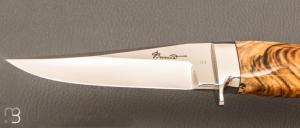  Couteau " C.I.C.C.C. " droit par Charlie Bennica - Pistachier térébinthe et RWL-34