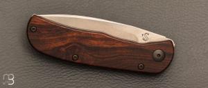    Couteau  " Citizen full custom " par Sacha Thiel - Bois de fer/Titane et RWL34