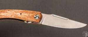   Couteau " P'ti Darno  " custom de Philippe Ricard - Bouleau et N690