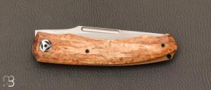   Couteau " P'ti Darno  " custom de Philippe Ricard - Bouleau et N690