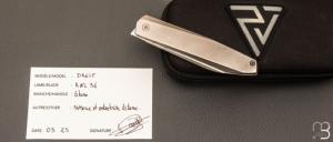  Couteau " Dreit " custom par Philippe Jourget - Titane et RWL34