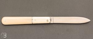 Couteau " Effilé "  par Adrien Vautrin - Mammouth et 14c28N