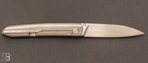   Couteau " Frame-Lock custom " par Grégory Picard - Titane et S45VN