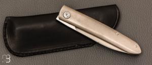   Couteau " Frame-Lock custom " par Grégory Picard - Titane et S45VN