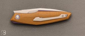  Couteau " Front flipper " custom par Samuel Jugieau - G10 et lame en RWL34