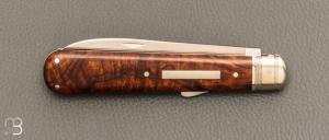 Couteau " Gros cul " par Adrien Vautrin - Bois de fer et 14c28N