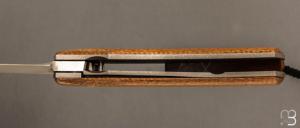  Couteau " Liner-lock " custom par Alex Bailleul - ALXKnives - Micarta et RWL34