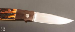   Couteau " Lock-back " custom par W.D. Pease