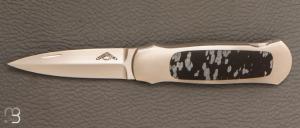   Couteau " Lock-Back 023 " custom  par Warren Osborne - Pierre de Lune