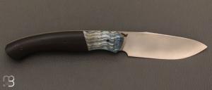 Couteau " Merops " Liner-Lock par Olivier Lamy - Skua Coutellerie - Micarta et MagnaCut