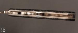   Couteau " Nativ Mini "  par Aleksandr Vetrov - Fibre de carbone / Elmax