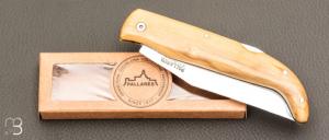   Couteau Pallarès Solsona pompe arrière buis et lame carbone