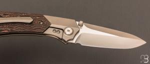 Couteau " RT-Meteor-RTPT-D " par Remette RT - Titane et lame en M390