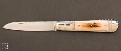   Couteau " Rumilly 3 pièces " par Erwann Aubriet - Ivoire de mammouth