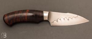 Couteau " Semi intégral  " fixe par David Lespect - Gidgee C105