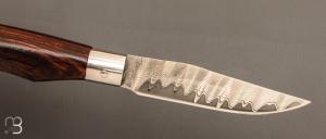  Couteau " Sgrigua " par Roberto Ottonello - Bois de fer et Damas
