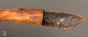   Couteau " Silex et chêne " par Kévin Chartier