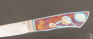  Couteau " air planètes " par Roberto Ottonello 10 grammes