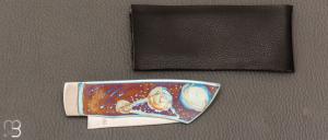  Couteau " air planètes " par Roberto Ottonello 10 grammes