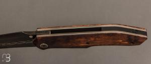    Couteau custom de Berthelemy Gabriel - La Forge Agab - Koa et Damas