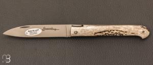 Couteau régional pliant le Sauveterre - Bois de cerf