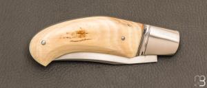   Couteau " slipjoint " par Honoré Vilain - RWL34 et ivoire de mammouth