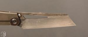  Couteau " DAO frame lock " custom par Torpen Knives - Jérôme Hovaere - Titane et Damax™