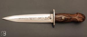    Dague noyer et lame forgée par Jean Paul SIRE