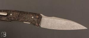   Couteau  "  Dressytak " custom de GTKnives - Thomas Gony - RWL34 et Carbon Dark Matter Copper