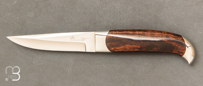Couteau fixe par Charlie Bennica - Bois de Fer d'Arizona