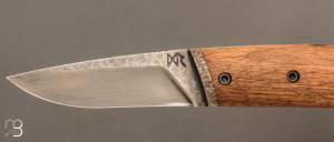    Couteau "Brodir" de Romain Daloux - Noyer et lame acier XC75 