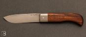 Couteau de poche Le Bugiste Noyer lame acier inoxydable 14c28N par Frdric Maschio