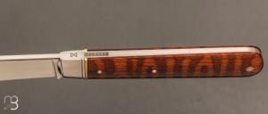 Canif Sheffield pliant fait main par Bastien Toubhans - Amourette et RWL34