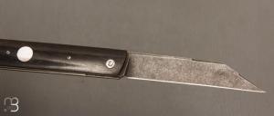    Couteau " Balthazard " de collection par Benjamin Mittay - Ebène et lame en 80crv2