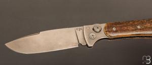    Couteau "Canadjin" par Éric Parmentier - Ivoire de mammouth